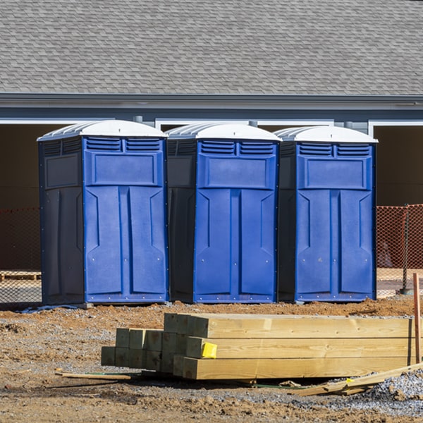 what is the maximum capacity for a single porta potty in Greenville Rhode Island